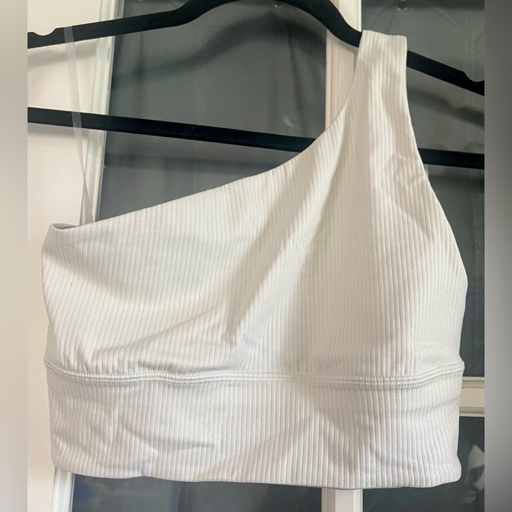 Lululemon Align Asymmetrical Rib Bra Shine - Picture 1 of 4